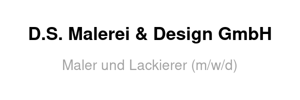 D.S. Malerei & Design GmbH /
