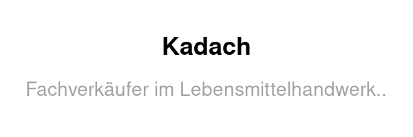 Kadach