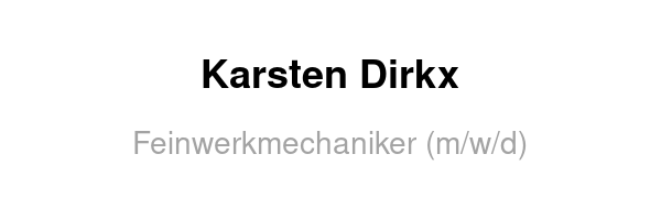 Karsten Dirkx