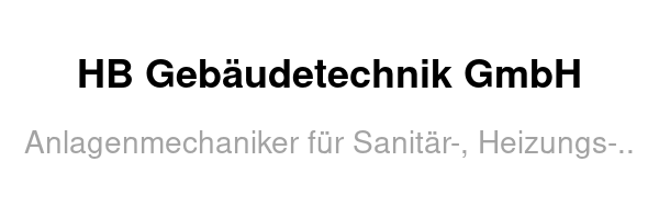 HB Gebäudetechnik GmbH