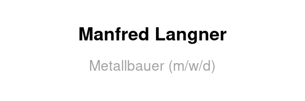 Manfred Langner /