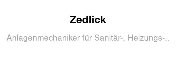 Zedlick /