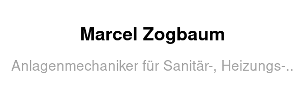 Marcel Zogbaum /