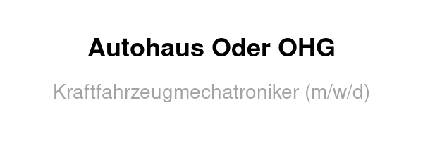 Autohaus Oder OHG