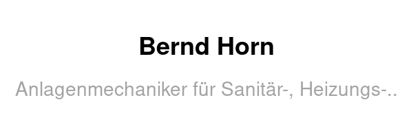 Bernd Horn
