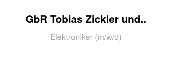 GbR Tobias Zickler und Stefan D. Klein /
