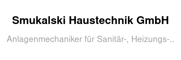 Smukalski Haustechnik GmbH /