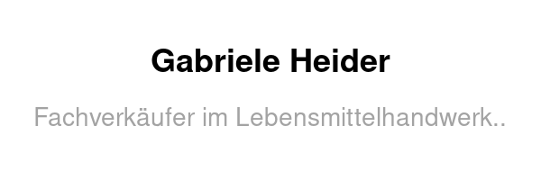 Gabriele Heider