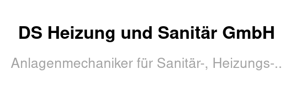 DS Heizung und Sanitär GmbH