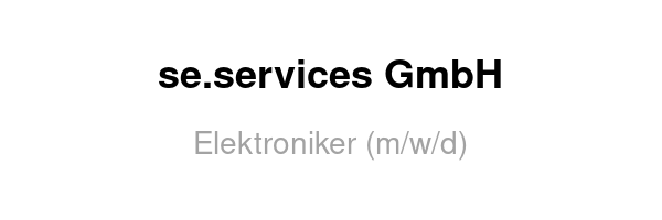 se.services GmbH /