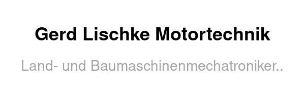 Gerd Lischke Motortechnik /