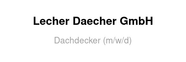 Lecher Daecher GmbH /