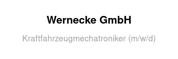 Wernecke GmbH