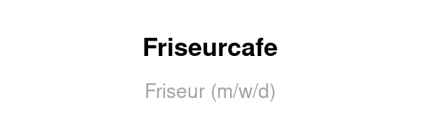 Friseurcafe /