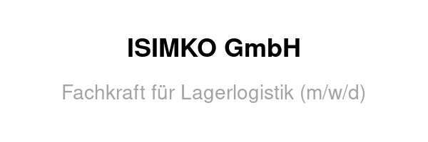 ISIMKO GmbH