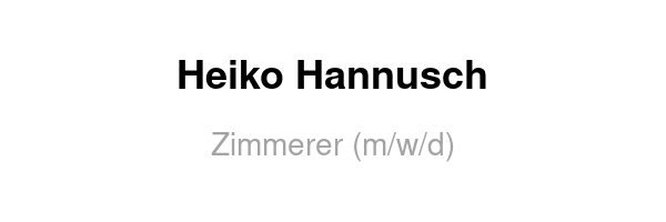 Heiko Hannusch /