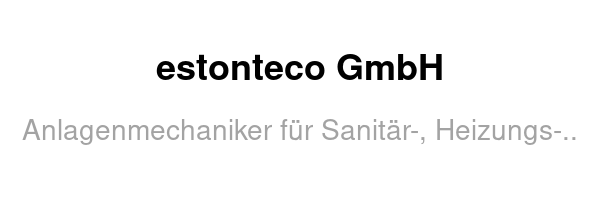 estonteco GmbH