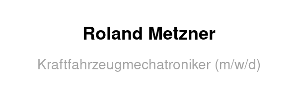 Roland Metzner /