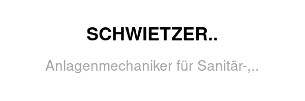 SCHWIETZER ELEKTRO-KLIMA- WÄRMEPUMPEN-SOLAR