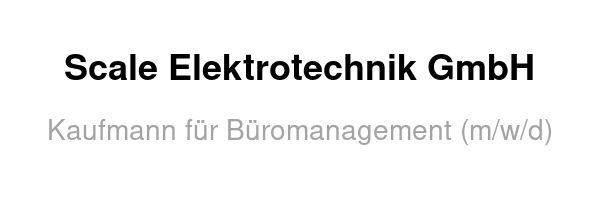 Kaufmann für Büromanagement (m/w/d)